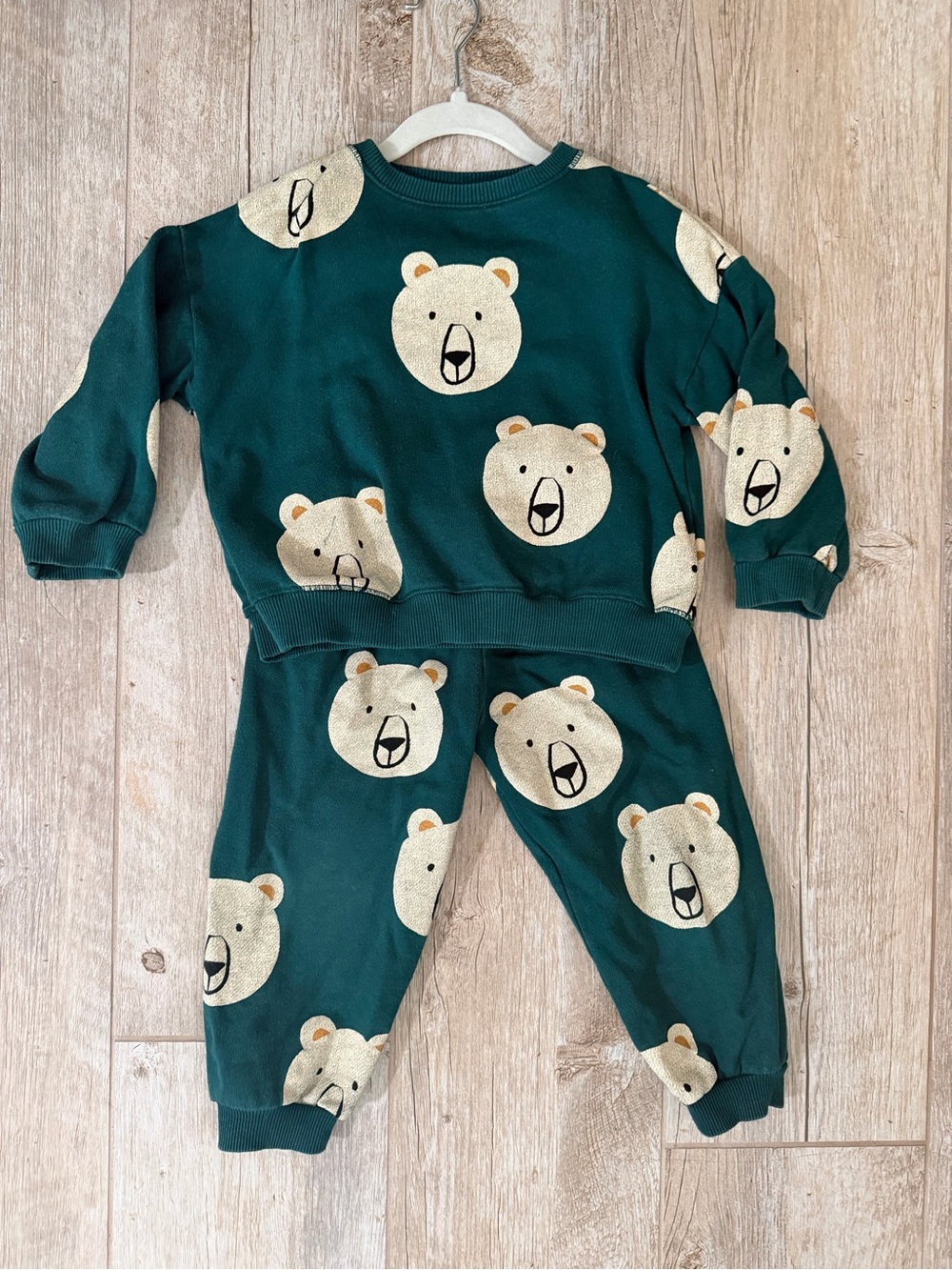 Zara Dark Green Bear  Set